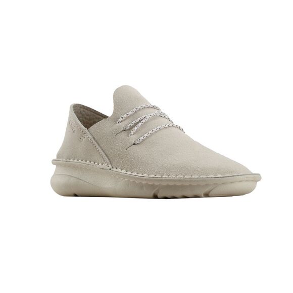 Clarks Mens Origin Leather Shoes / White